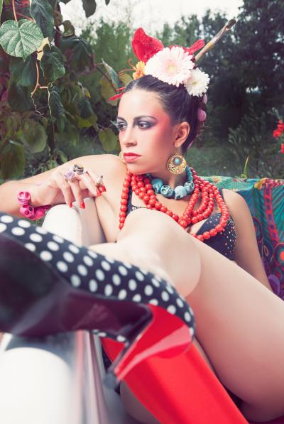 Mathilde OSCAR - Frida au bain II, 2019 - Sérigraphie signée et numérotée 2