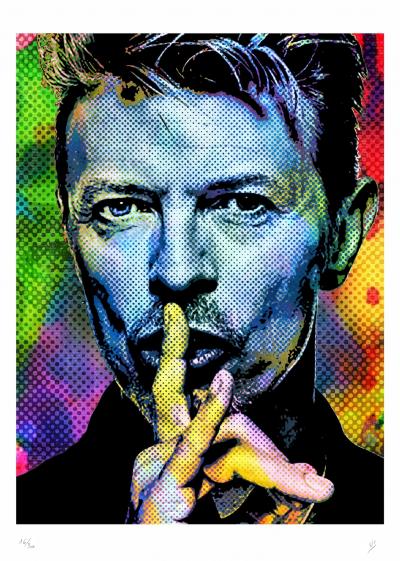 Vincent SABATIER - Bowie, 2019 - Sérigraphie signée au crayon