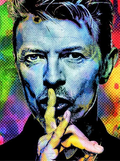 Vincent SABATIER - Bowie, 2019 - Sérigraphie signée au crayon 2