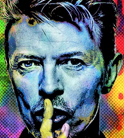 Vincent SABATIER - Bowie, 2019 - Sérigraphie signée au crayon 2