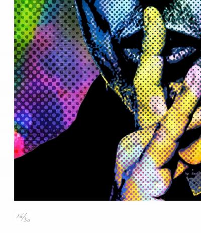 Vincent SABATIER - Bowie, 2019 - Sérigraphie signée au crayon 2