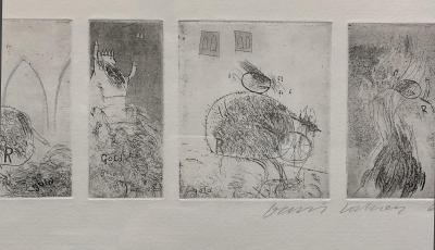 David HOCKNEY - Study for Rumpelstiltskin, 1961 - Hand signed etching 2