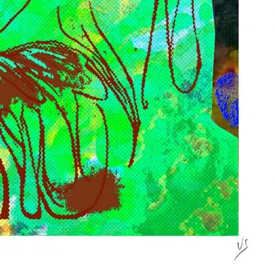 Vincent SABATIER - Mona Lisa II, 2019 - Sérigraphie signée au crayon 2