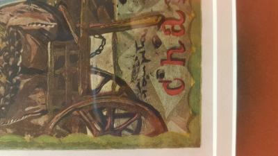 Leonard FOUJITA - Le charbonnier, 1960 - Gravure sur bois 2