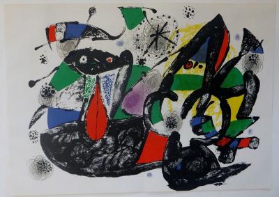 Joan MIRO - Hommage à Dorothea Tanning, 1977 - Lithographie originale 2