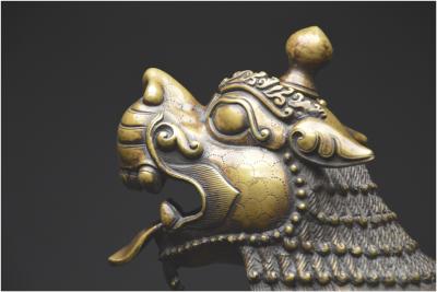 Birmanie - Chimère en bronze, première moitié du XXème siècle 2