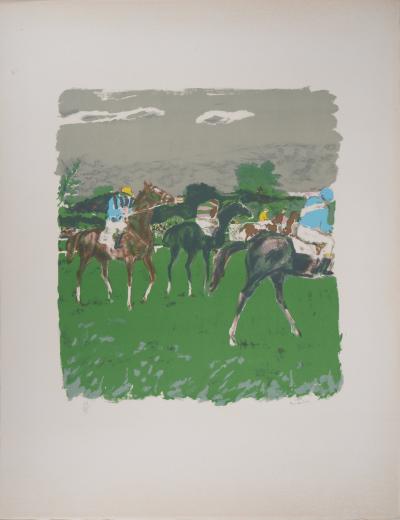 Maurice BRIANCHON : Le centre Equestre, 1956 - Lithographie originale Signée 2