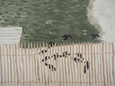 Maurice BRIANCHON : La marre aux corneilles, 1956 - Lithographie originale Signée 2