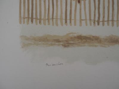 Maurice BRIANCHON : La marre aux corneilles, 1956 - Lithographie originale Signée 2