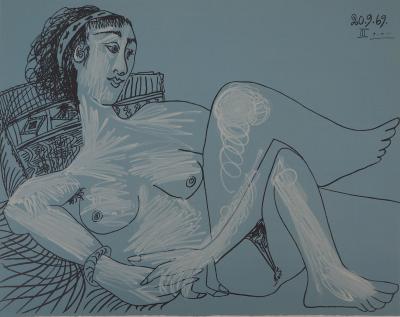 Pablo PICASSO (d’après) - Nu dans un fauteuil, Lithographie signée 2