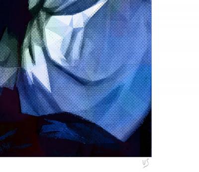 Vincent SABATIER - Le désespéré - Courbet, 2019 - Sérigraphie signée au crayon 2