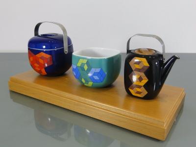 Victor VASARELY et Timo SARPANEVA (d’après) - par Rosenthal, Selb - Set de vaisselle miniature, 1976 2
