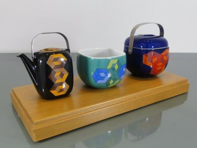 Victor VASARELY et Timo SARPANEVA (d’après) - par Rosenthal, Selb - Set de vaisselle miniature, 1976 2