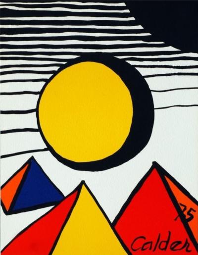 Alexander CALDER - Petite composition, 1975  - Lithographie 2