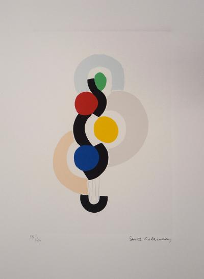 Sonia DELAUNAY (d’après) - Rythme et danse - Lithographie Signée 2