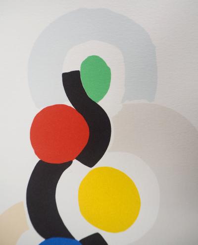 Sonia DELAUNAY (d’après) - Rythme et danse - Lithographie Signée 2