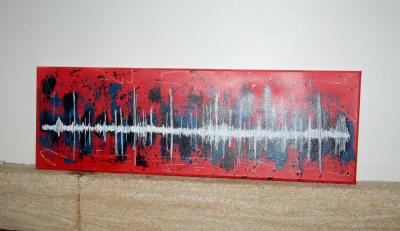 HAYVON - Horizon BLUE, 2020 - Technique mixte sur toile 2