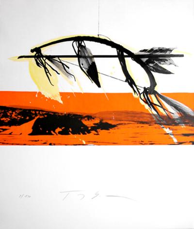 Tony SOULIÉ - CHEROKEE- Lithographie originale signée au crayon 2