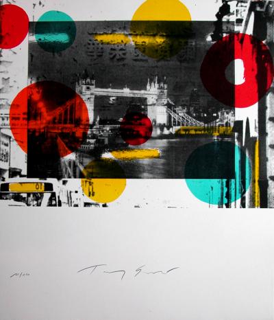 Tony SOULIÉ - London - Lithographie signée au crayon 2