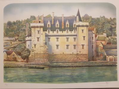 Rolf RAFFLEWSKI - Les châteaux - Ensemble de 5 lithographies originales signées au crayon 2