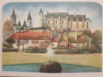Rolf RAFFLEWSKI - Les châteaux - Ensemble de 5 lithographies originales signées au crayon 2