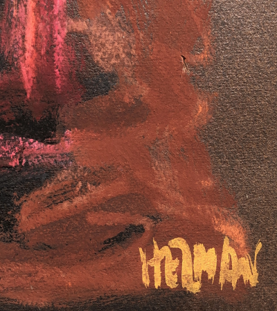 Robert HELMAN - Femme - Technique mixte signée par l’artiste 2