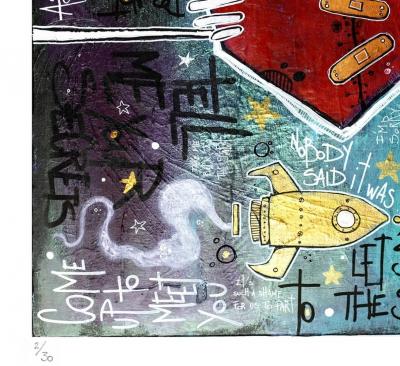 Yohan STORTI - The scientist, 2020 - Sérigraphie signée et numérotée 2