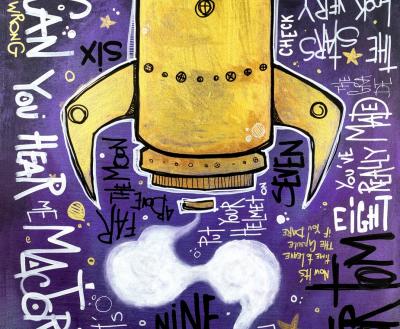 Yohan STORTI - Space oddity, 2020 - Sérigraphie signée et numérotée 2