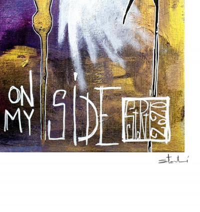 Yohan STORTI - This is on my side, 2020 - Sérigraphie signée et numérotée 2
