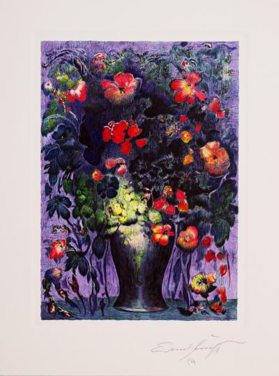 Ernst FUCHS - Fiori - Sérigraphie signée 2