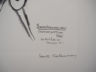 Sonia DELAUNAY (d’après) - Robe Espagnole - Lithographie Signée 2