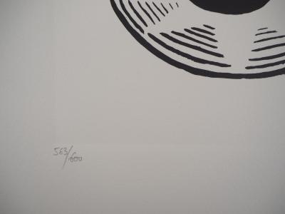 Sonia DELAUNAY (d’après) - Robe Graphique Art Déco - Lithographie Signée 2