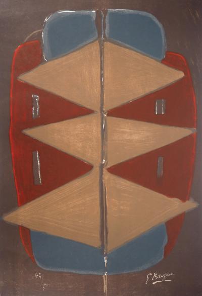 Georges BRAQUE- Composition abstraite, 1959 - Lithographie originale signée au crayon 2
