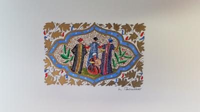 Le jardin des roses - SAADI - Miniatures persanes par Lucy Boucher 2