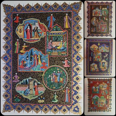 Le jardin des roses - SAADI - Miniatures persanes par Lucy Boucher 2