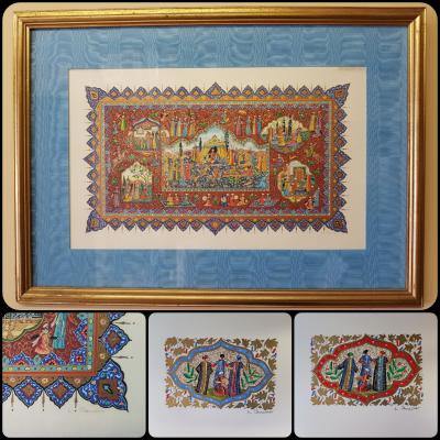 Le jardin des roses - SAADI - Miniatures persanes par Lucy Boucher 2