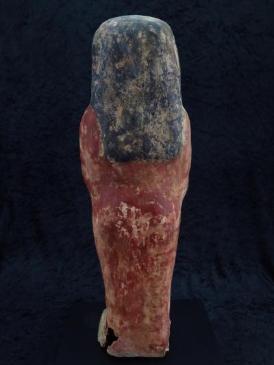 Égypte - Ancien sarcophage en stuc décoré 2