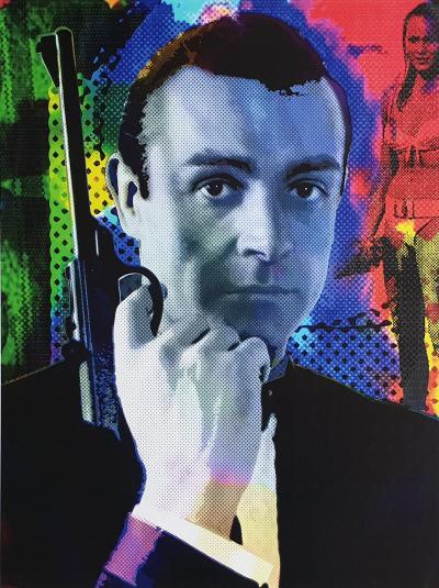 Vincent SABATIER - James B, 2019 - Sérigraphie signée au crayon 2