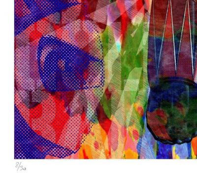 Vincent SABATIER - Goldorak II, 2019 - Sérigraphie signée au crayon 2