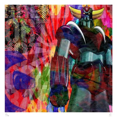 Vincent SABATIER - Goldorak II, 2019 - Sérigraphie signée au crayon