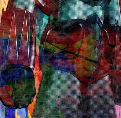 Vincent SABATIER - Goldorak II, 2019 - Sérigraphie signée au crayon 2