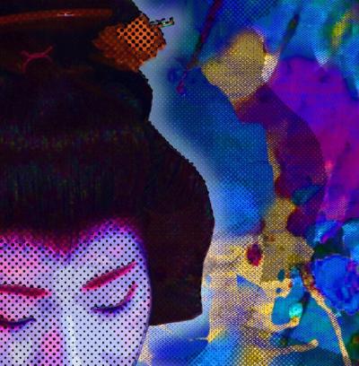 Vincent SABATIER - Geisha IV, 2019 - Sérigraphie signée au crayon 2