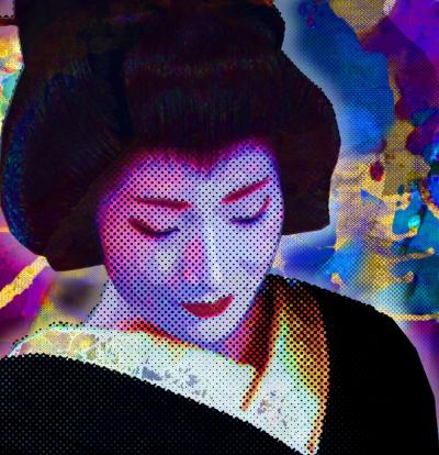 Vincent SABATIER - Geisha IV, 2019 - Sérigraphie signée au crayon 2