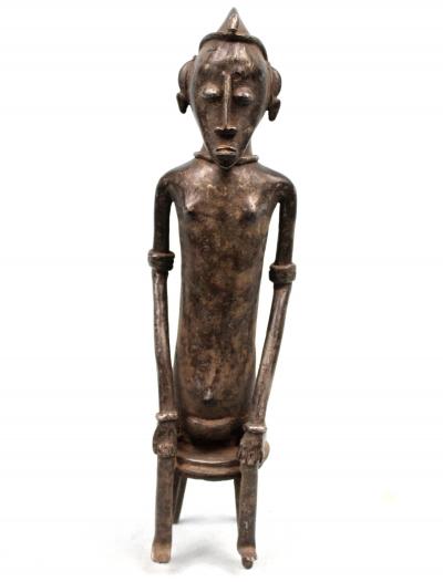 Côte d’Ivoire - Statue Sénoufo  en alliage d’aluminium 2