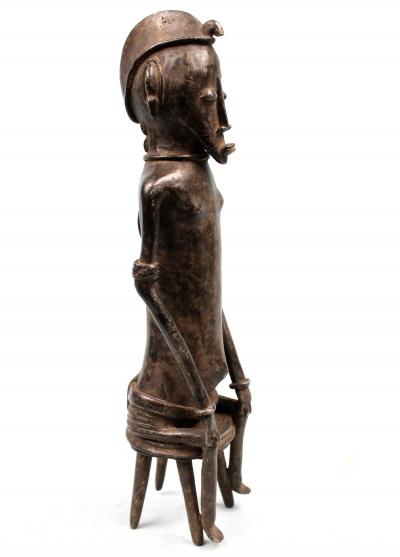 Côte d’Ivoire - Statue Sénoufo  en alliage d’aluminium 2