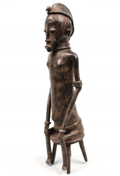 Côte d’Ivoire - Statue Sénoufo  en alliage d’aluminium 2