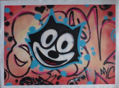 Quik - Quiklix, 2019 by Quik (Lin Felton) - Aérosol sur toile 2