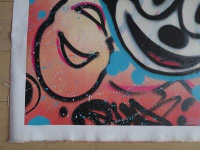 Quik - Quiklix, 2019 by Quik (Lin Felton) - Aérosol sur toile 2