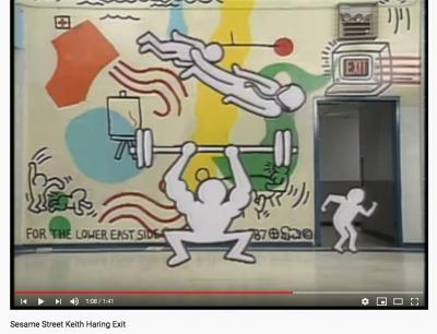 Keith HARING (d’après) - Sesame Street - Planche d’animation 2