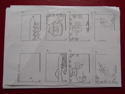 Keith HARING (d’après) - Sesame Street - Planche d’animation 2